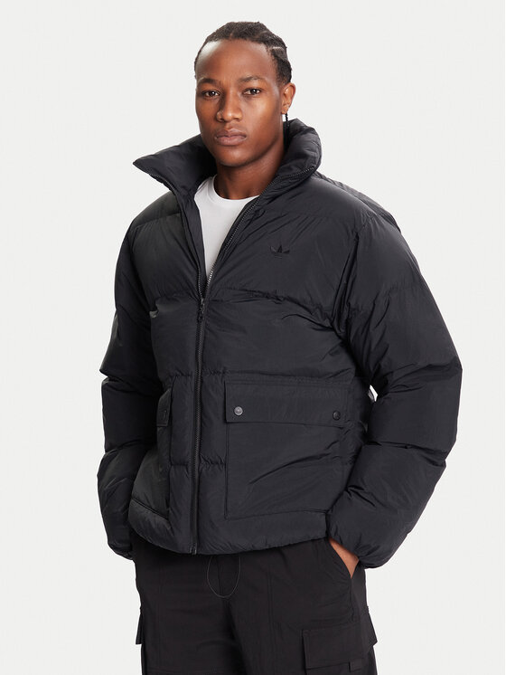 adidas Зимно яке JW5815 Черен Slim Fit цвят на ниска цена