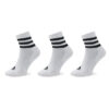 adidas Къси чорапи 3-Stripes Cushioned Sportswear Mid-Cut Socks 3 Pairs HT3456 Бял цвят на ниска цена