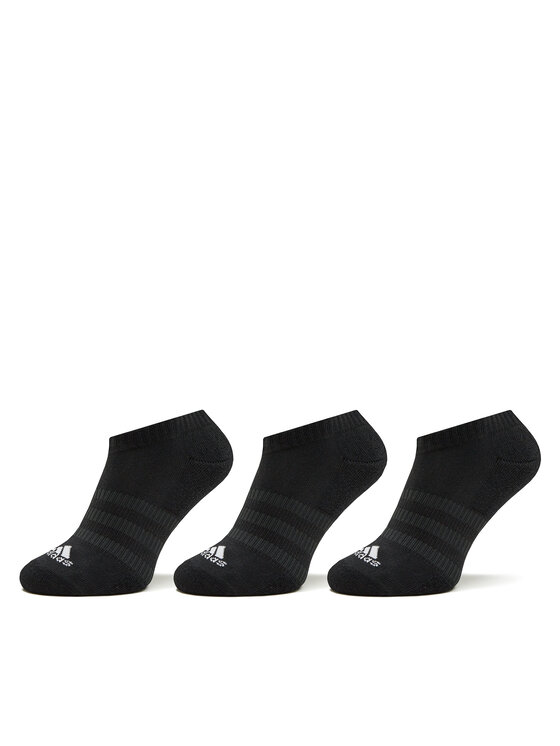 adidas Къси чорапи Cushioned Low-Cut Socks 3 Pairs IC1332 Черен цвят на ниска цена