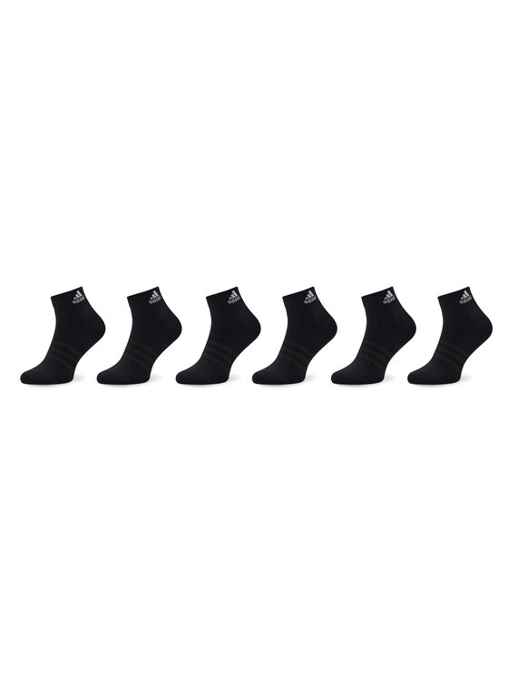 adidas Къси чорапи Cushioned Sportswear Ankle Socks 6 Pairs IC1291 Черен цвят на ниска цена