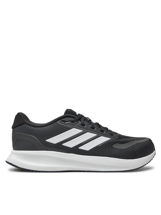 adidas Маратонки за бягане Runfalcon 5 Wide IE0552 Черен цвят на ниска цена