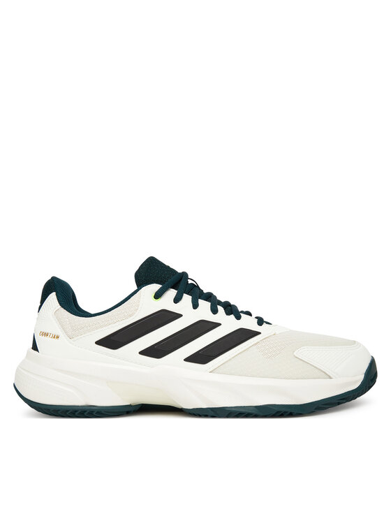 adidas Обувки за тенис CourtJam Control 3 Clay JH5137 Бял цвят на ниска цена