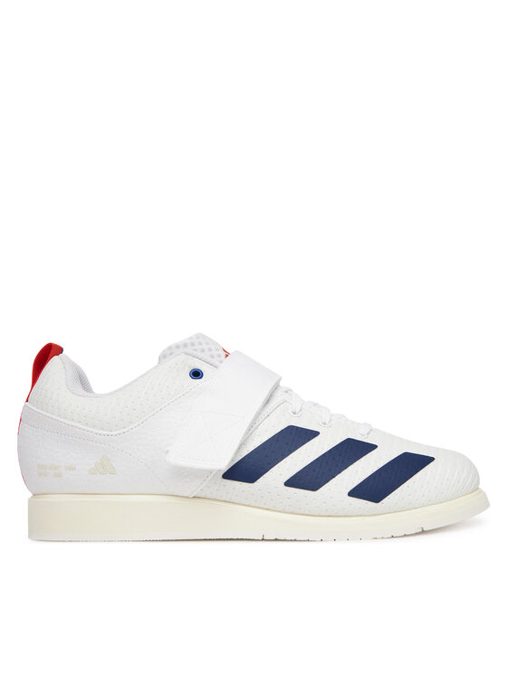 adidas Обувки за фитнес зала Powerlift 5 Weightlifting JP9878 Бял цвят на ниска цена