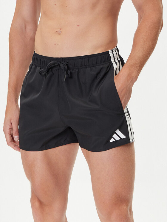 adidas Плувни шорти 3-Stripes JG1031 Черен Regular Fit цвят на ниска цена