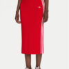adidas Пола тип молив adicolor Knit 3-Stripes JW2660 Червен Regular Fit цвят на ниска цена