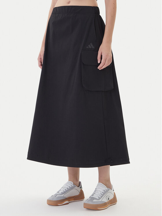 adidas Пола тип трапец City Tech JM8438 Черен Regular Fit цвят на ниска цена