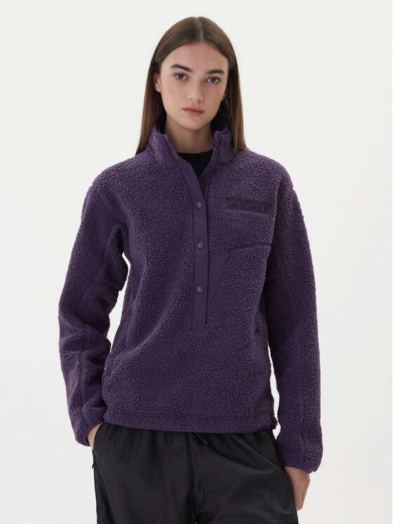 adidas Полар Terrex Xploric JN0930 Виолетов Regular Fit цвят на ниска цена