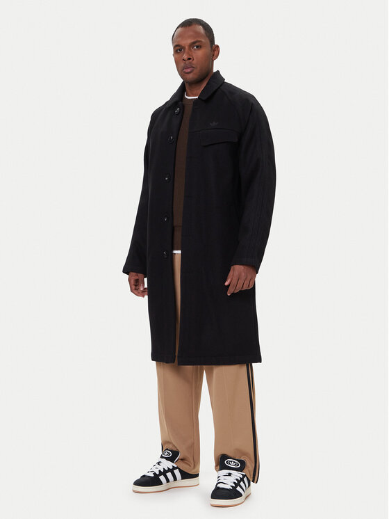 adidas Преходно палто Premium Essentials JW0120 Черен Regular Fit цвят на ниска цена