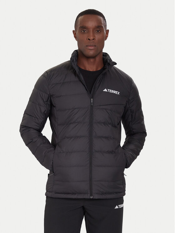adidas Пухено яке Terrex Multi Light Down JZ9966 Черен Regular Fit цвят на ниска цена
