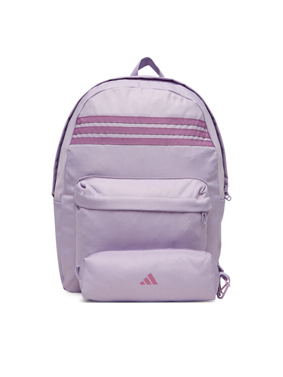 adidas Раница Classic 3-Stripes Horizontal JZ3322 Виолетов цвят на ниска цена