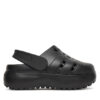 adidas Сандали adilette Platform Clogs JP9577 Черен цвят на ниска цена