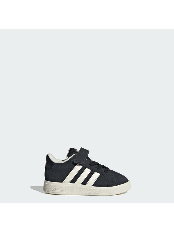 adidas Сникърси Grand Court 00S El I JR0779 Черен цвят на ниска цена