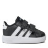 adidas Сникърси Grand Court Lifestyle Hook and Loop Shoes GW6523 Черен цвят на ниска цена