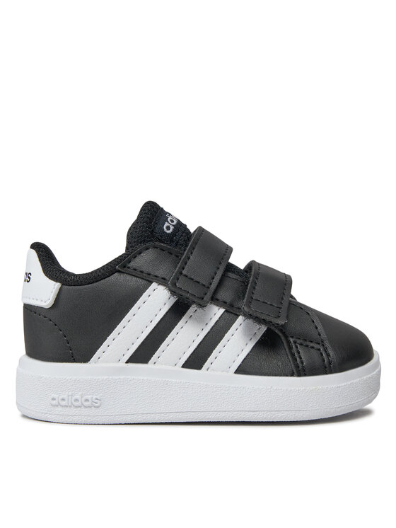 adidas Сникърси Grand Court Lifestyle Hook and Loop Shoes GW6523 Черен цвят на ниска цена