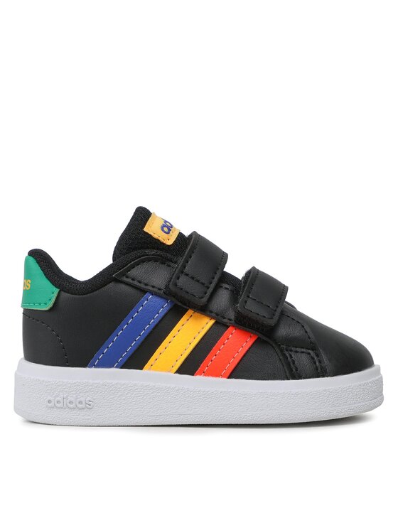 adidas Сникърси Grand Court Lifestyle Hook and Loop Shoes HP8918 Черен цвят на ниска цена