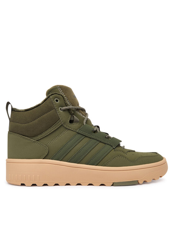 adidas Сникърси Hoops 4.0 Mid JQ5363 Каки цвят на ниска цена