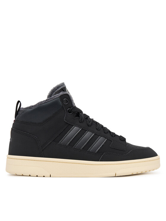 adidas Сникърси Rapid Court Mid Winterized JR1027 Черен цвят на ниска цена