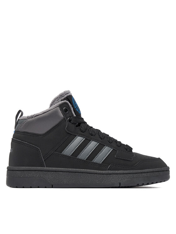 adidas Сникърси Rapid Court Mid Winterized JR2804 Черен цвят на ниска цена