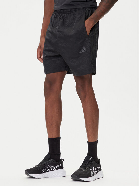 adidas Спортни шорти Common Goal JM1755 Черен Regular Fit цвят на ниска цена