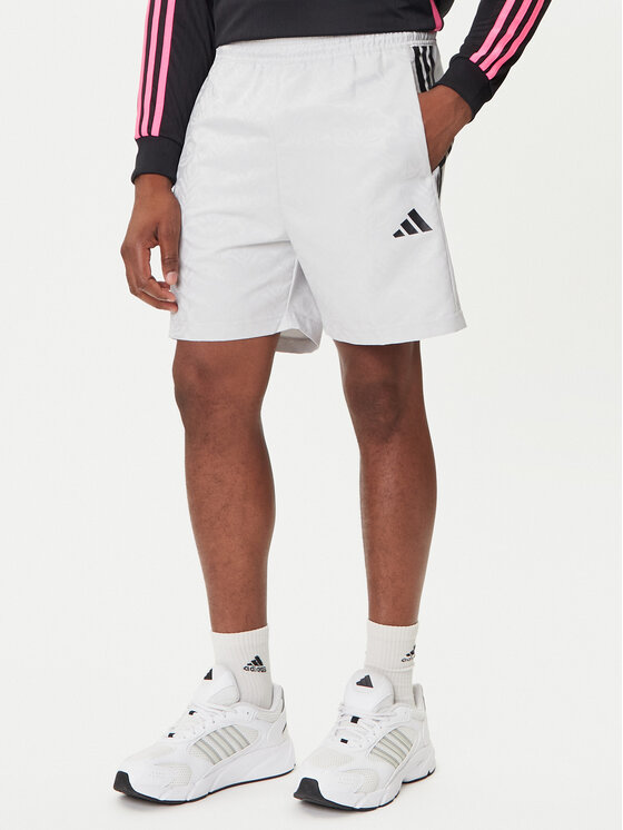 adidas Спортни шорти Common Goal JW0239 Сив Regular Fit цвят на ниска цена