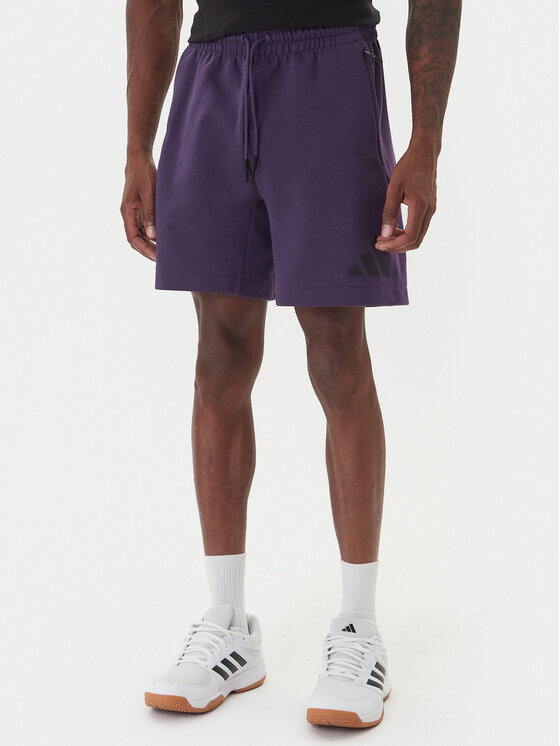adidas Спортни шорти Z.N.E. JW4747 Виолетов Regular Fit цвят на ниска цена