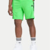 adidas Спортни шорти adicolor Firebird JY1340 Зелен Regular Fit цвят на ниска цена