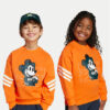 adidas Суитшърт Disney Mickey Mouse JL9188 Оранжев Loose Fit цвят на ниска цена