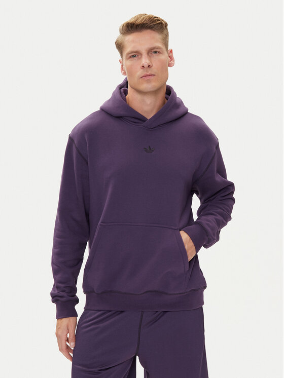 adidas Суитшърт Distressed Graphic JY2729 Виолетов Loose Fit цвят на ниска цена