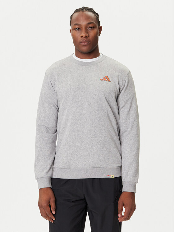 adidas Суитшърт Doodle Hunt Hike Graphic JM6503 Сив Regular Fit цвят на ниска цена