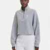adidas Суитшърт Essentials French Terry IY9681 Сив Oversize цвят на ниска цена