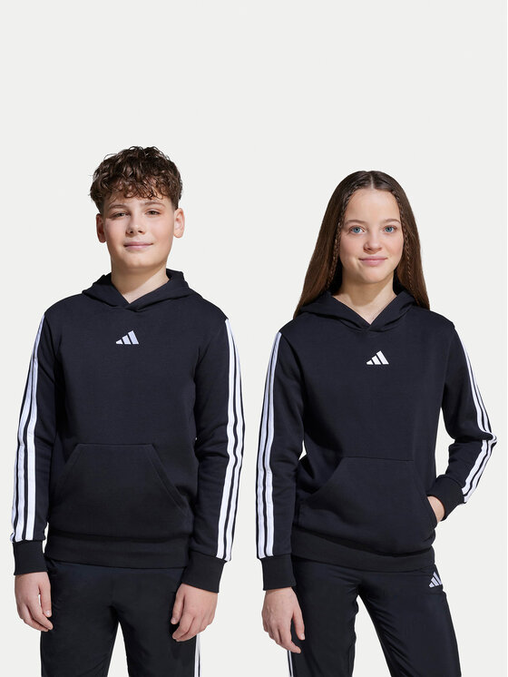 adidas Суитшърт Essentials JN2416 Черен Regular Fit цвят на ниска цена
