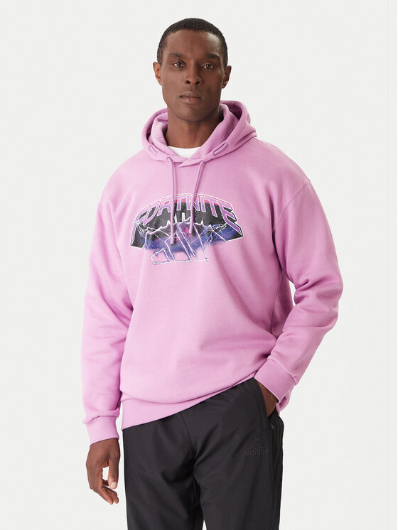 adidas Суитшърт Fortnite JV8017 Виолетов Regular Fit цвят на ниска цена