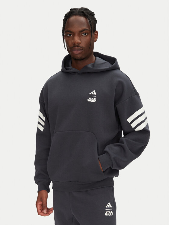adidas Суитшърт Star Wars The Mandalorian™ JI5720 Сив Regular Fit цвят на ниска цена