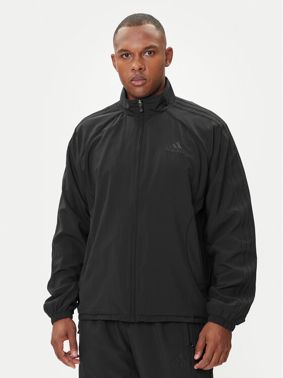 adidas Суитшърт Teamgeist adicolor JW5864 Черен Loose Fit цвят на ниска цена