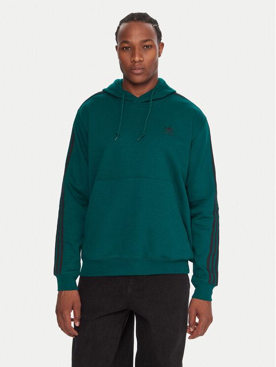 adidas Суитшърт adicolor Classics 3-Stripes JY1378 Зелен Regular Fit цвят на ниска цена