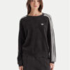adidas Суитшърт adicolor Holiday JX7813 Черен Loose Fit цвят на ниска цена