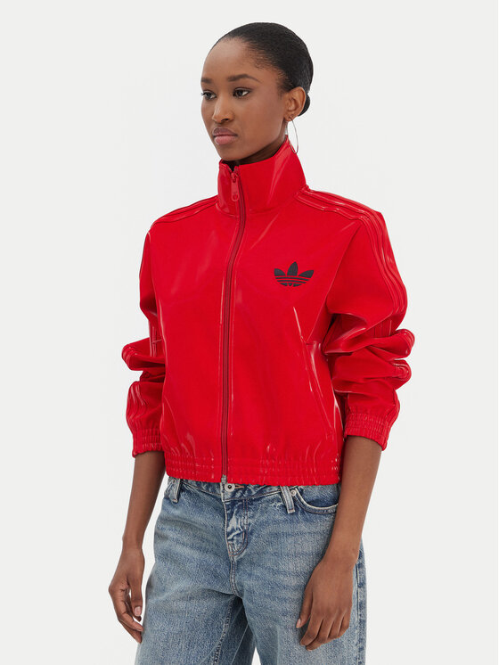 adidas Суитшърт adicolor Holiday JY2616 Червен Regular Fit цвят на ниска цена