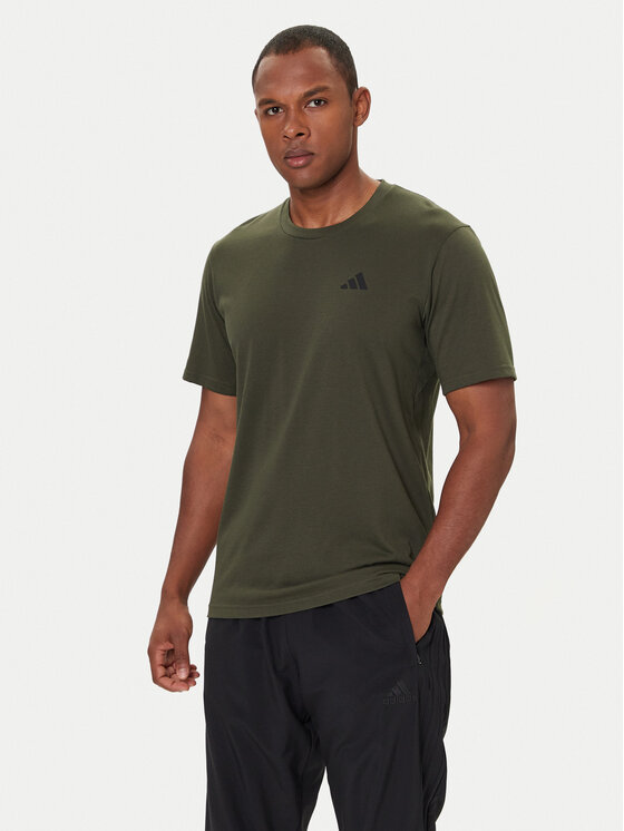 adidas Тениска от техническо трико Train Essentials Feelready Training JP4951 Зелен Regular Fit цвят на ниска цена