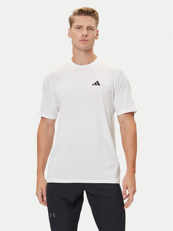 adidas Тениска от техническо трико Train Essentials Stretch Training IJ7020 Бял Regular Fit цвят на ниска цена