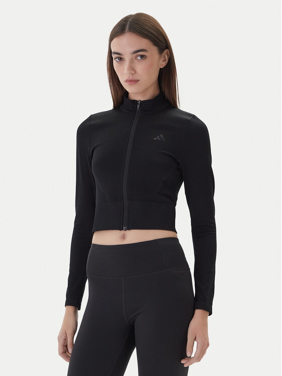 adidas Тениска от техническо трико Workout Essentials JX3900 Черен Slim Fit цвят на ниска цена