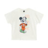 adidas Тишърт Disney Mickey Mouse JL9169 Бял Loose Fit цвят на ниска цена