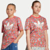 adidas Тишърт Liberty London JV7817 Червен Loose Fit цвят на ниска цена