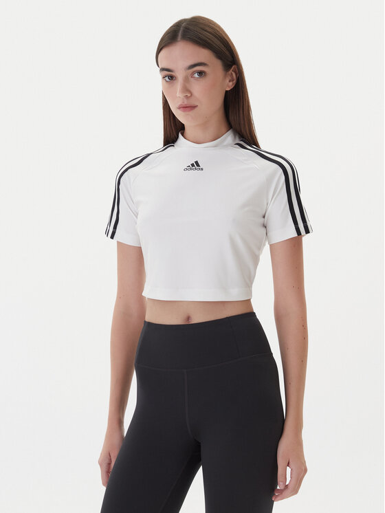 adidas Тишърт Teamgeist adicolor Baby JZ8279 Бял Slim Fit цвят на ниска цена
