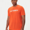 adidas Тишърт Terrex Multi Climacool Logo Tech JI9236 Оранжев Regular Fit цвят на ниска цена