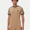 adidas Тишърт adicolor Classics 3-Stripes JY1370 Бежов Slim Fit цвят на ниска цена