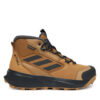 adidas Туристически Terrex Winter Leather Mid Cut Rain.Rdy Cold JR5297 Кафяв цвят на ниска цена