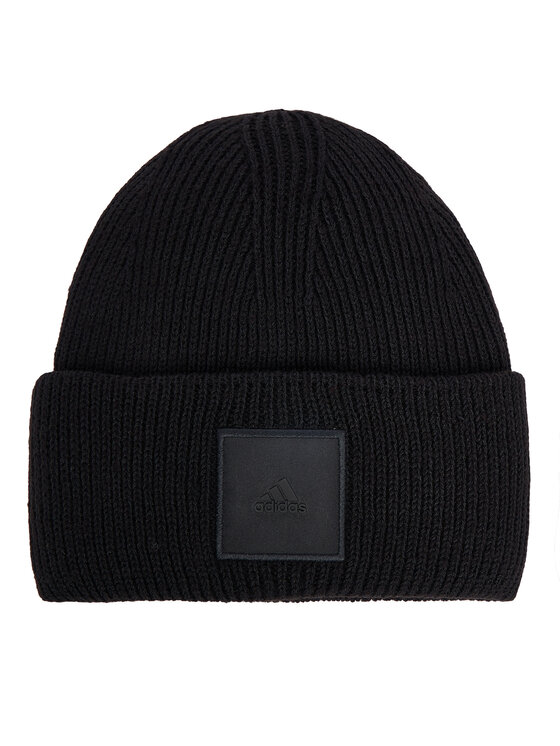 adidas Шапка Cuffed Beanie IY5255 Черен цвят на ниска цена