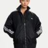 adidas Яке бомбър Firebird JX2991 Черен Oversize цвят на ниска цена
