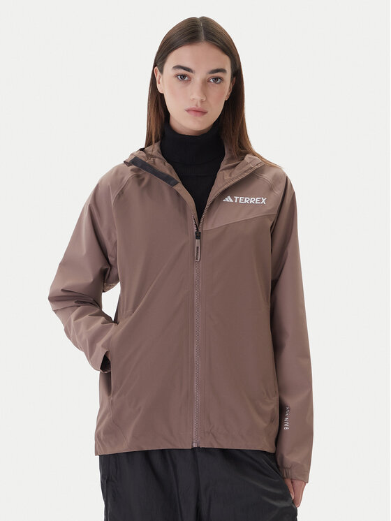 adidas Яке за дъжд Terrex Multi 2L RAIN.RDY JN0857 Бежов Regular Fit цвят на ниска цена