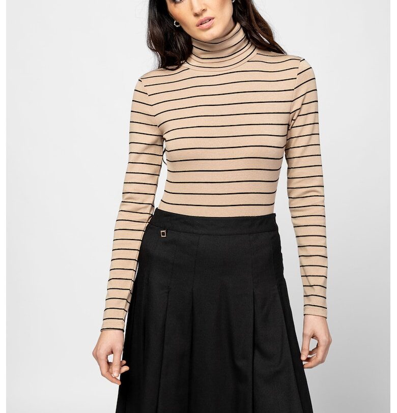 Блуза Canva с модал с поло Heavy Tools